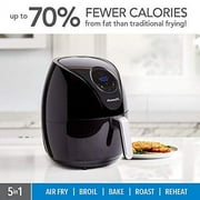 PowerXL Air Fryer 7 QT Maxx Classic, Extra Hot Air Fry, Cook, Crisp, Broil, Roast, Bake, High Gloss Finish, Nonstick, Black
