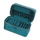 thumbnail image 2 of Caja para guardar pulseras, vitrina para joyas, organizador de mesa de cuero sintético de terciopelo. Azul eléctrico, 2 of 9