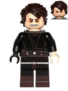 Lego Anakin Skywalker 9494 Sith Face Episode 3 Star Wars Minifigure 
