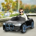 thumbnail image 2 of Kids Bikes Aosom Electric Car for Kids, 12V Licensed BMW Ride on Car with 2.4G Remote Control, Suspension System, Horn Honking, Music, Lights for Boys and Girls, Black,Kids Riding Toys, 2 of 11