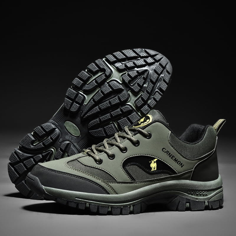 CANEMON Men's Outdoor Low-Top Hiking Shoes for Outdoor Trailing Trekking Camping Walking