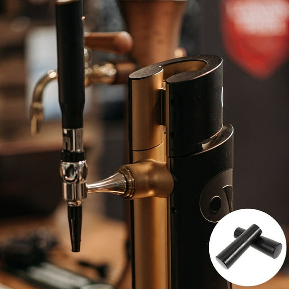 TABLZONE 3Pcs Ergonomic Black Beer Tap Handles Plastic Replacement for Standard Beer Faucets