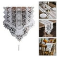thumbnail image 6 of White Lace Table Runner Elegant Desktop Decor Table Writing Desk Teapoy Ornament, 6 of 9