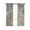 Brown, variant on Blue Brown Blackout Curtains, Light Blocking Print Window Curtains, Vintage Modern Oil Painting Art Abstract Thermal Insulated Window Drapes for Living Room Kitchen Cafe 2 Panels, 104"W x 52"L