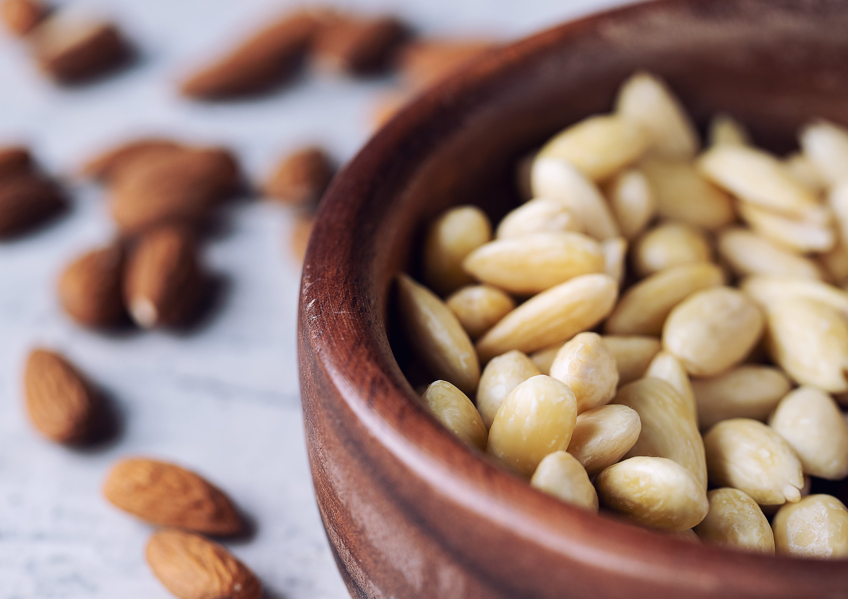 Organic Whole Blanched Almonds, 2.5 Pounds — Non-GMO, Kosher, Vegan — by Food to Live