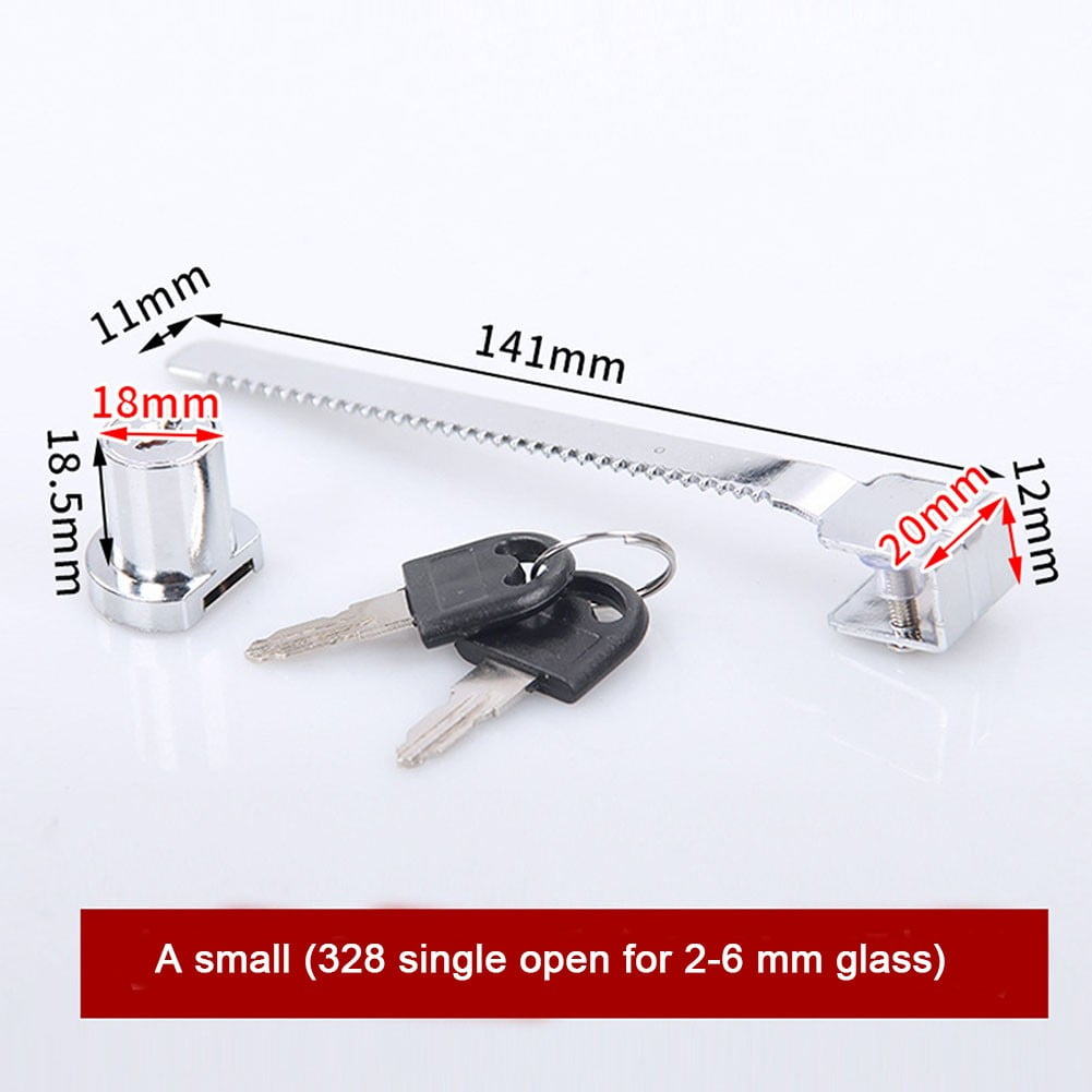 318 High Quality Zinc Alloy Sliding Glass Lock for Sliding