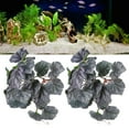 thumbnail image 4 of Artificial Plastic Plant, Easy To Install Artificial Reptile Plant Non Fading With Suction Cup For Fish Tanks For Reptile Pet Nests Dual Color Begonia Leaves, 4 of 8