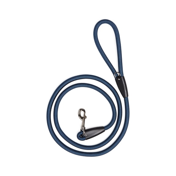 YOULY Rope Dog Leash Navy 6-ft long 1/2-in wide