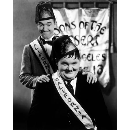 Stan Musial Signed Photo - Sons Of The Desert Stan Laurel Oliver Hardy 1933 Photo Print