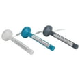 Mainstays Floating Pool Thermometer in Teal, Grey, & White, 2x2x7.75 ...