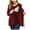 Wine, variant on breaise Double Layer Breastfeeding Shirts, Women Nursing Shirts Long Sleeve Maternity Tops Tees 2025 Trendy Crew Neck Pregnant Dressy Blouses
