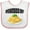 White and Pink, variant on Inktastic Powered by Macaroni and Cheese Boys or Girls Baby Bib