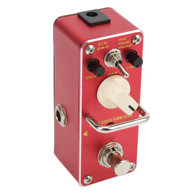 Pedal de efecto de simulador amplificador de tono de distorsión de derivación real con selector de 2 vías para práctica de interpretación para guitarra ANGGREK Otros