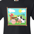 thumbnail image 4 of Inktastic Farm Animals with Cow, Chick and Pig Youth T-Shirt, 4 of 5