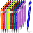 thumbnail image 1 of Greengines 50 Pieces Inspirational Pens, Motivational Ballpoint Pen with Stylus Tip Funny Ink Pens Bulk Inspirational Gifts for Women Coworkers Offic, 1 of 8