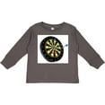 thumbnail image 3 of Inktastic Dart Board Boys or Girls Long Sleeve Toddler T-Shirt, 3 of 5