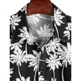 thumbnail image 2 of Mens 100% Cotton Hawaiian Shirts Button Down Short Sleeve Beach Shirts Summer Casual Aloha Shirts, 2 of 10