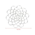thumbnail image 4 of Soporte para arreglos florales, rejilla Floral de rana de flores, tapa de inserción de flores de Metal reutilizable para fijación de plantas de 5 pulgadas, 4 of 4