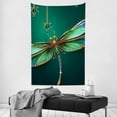 thumbnail image 4 of Creowell Dragonfly Jewelry Illustration Wall Hanging Tapestry 100% Polyester 40*60in, 4 of 6