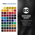 thumbnail image 2 of Sakura Koi Studio Kit - Watercolor Sets for Studio Art or Art On the Go - 60 Colors - 2 Water Brushes - 2 Sponges - 2 Palettes, 2 of 7