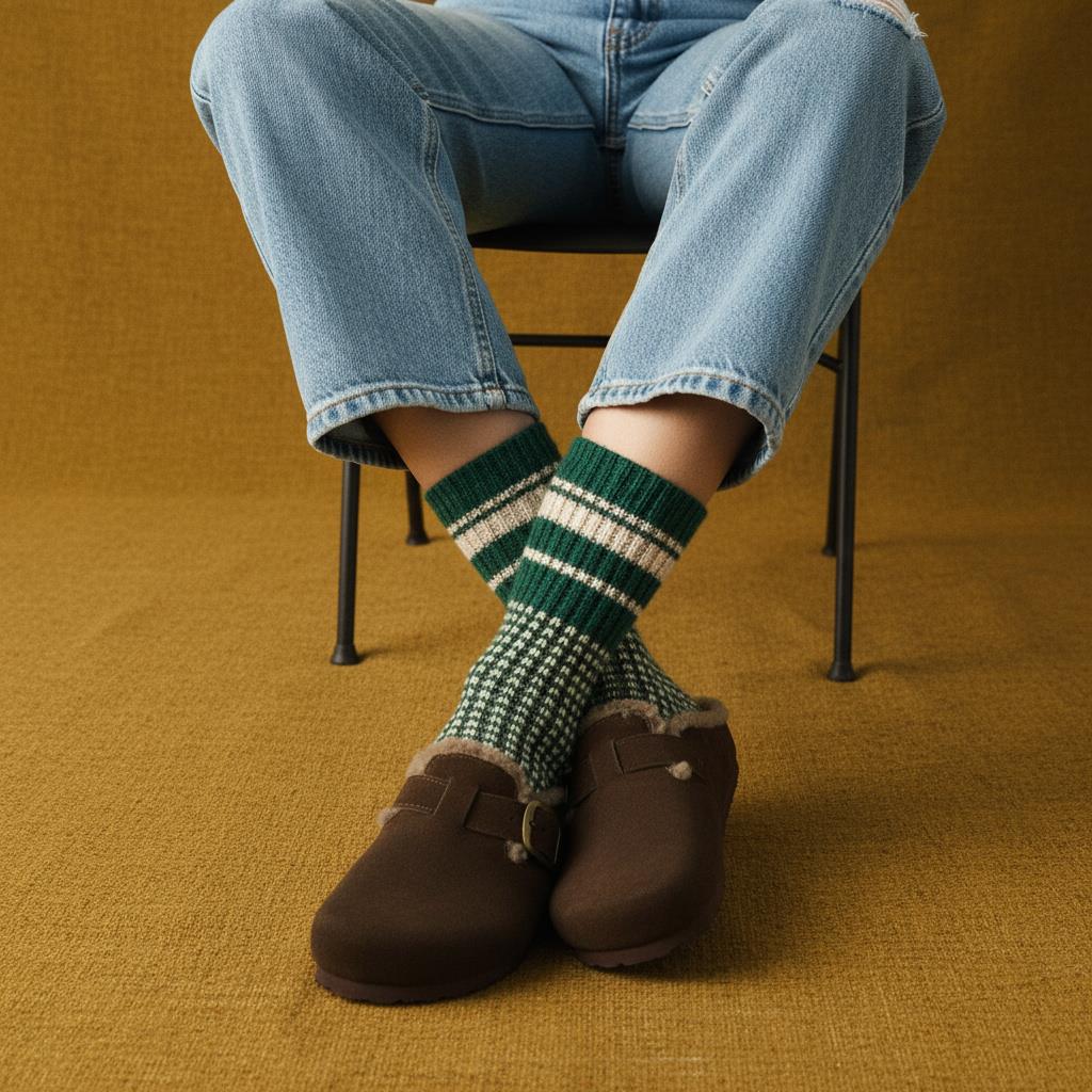 Cushionaire Haven Faux Fur-Lined Leather Clog photo 5