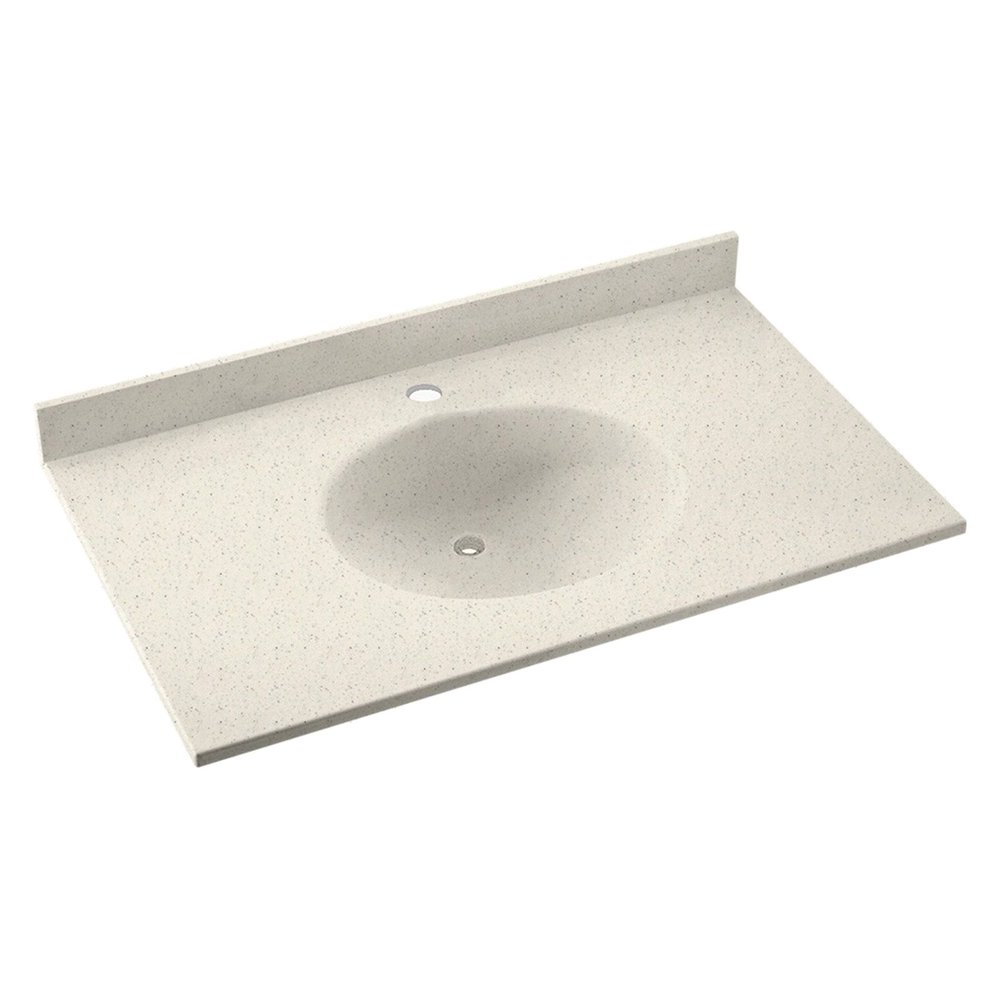 Swanstone 31W x 19D in. Ellipse Solid Surface Vanity Top