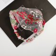 thumbnail image 6 of Soumake Headband Embroidery Flower Pattern Net Yarn Smooth Touch Women Hair Band Hair Accessories, 6 of 8