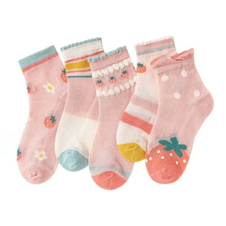 

Baby Girls Toddlers Grips Socks Kids Non Slip/Anti Skid Crew Cotton Gift Socks