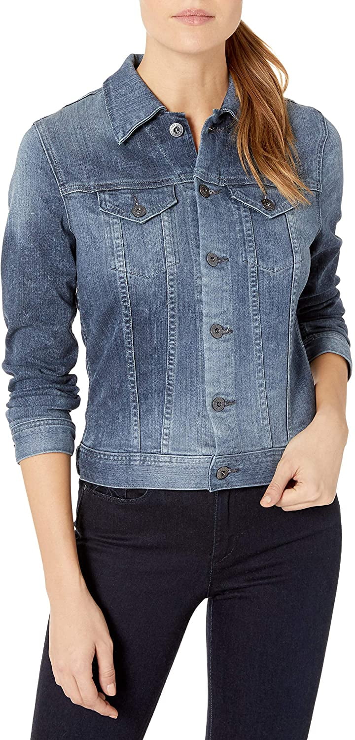 ag robyn denim jacket blue cove