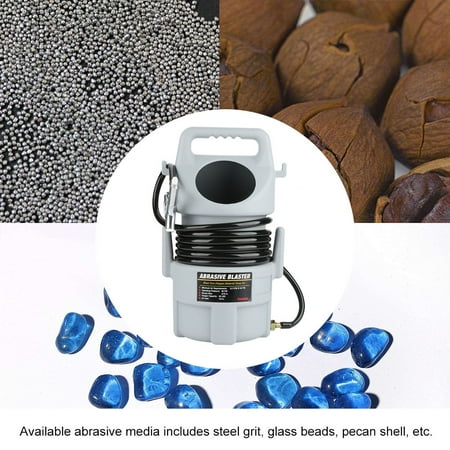 

Sandblasting Cabin Sandblasting Device Portable Pneumatic Sandblaster Set Sandblastingwith 15 Ft Hose And 50 Lb Container