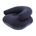 thumbnail image 2 of Luzkey Inflatable Lounge Chair Soft Inflatable Lounger for Courtyard Indoor Bedroom Blue, 2 of 8