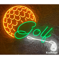 thumbnail image 3 of Craftnamesign Golf Neon Sign, Golf Clubs LED Sign, Golf Shop Wall Art, 3 of 4