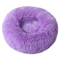 thumbnail image 4 of 20 Inch Calming Donut Cat Bed & Small Dog Bed, Fluffy Round Anti-Anxiety Pet Bed with Non- Bottom, Machine Washable Cozy Plush Cushion for Puppies & Kittens, 4 of 5