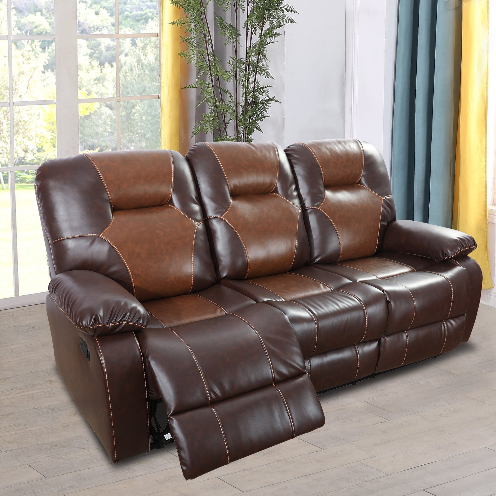 MAYEERTY Modern Adult Reclining Sofa - Simple Stylish Business Function for Living Room