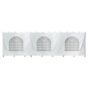 TentandTable Party and Canopy Premium Blockout Cathedral Sidewall, SIDEWALL ONLY, 8' x 30'