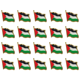 thumbnail image 1 of 20uds. Pin de bandera palestina, insignia de recuerdo delicado, broche con forma de bandera patriota, regalo de viaje, 1 of 2