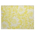 thumbnail image 2 of Addison Rugs Chantille Indoor/Outdoor Transitional Floral Yellow Washable Rectangle Rug, 1'8" x 2'6", 2 of 6