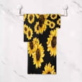 thumbnail image 5 of GZHJMY Towel Set of 3,Sunflower Pattern 1 Bath Towel, 1 Towel, 1 Small Square Towel, Strong Soft and Compact Absorbent Yoga Gym Hotel Excellent Choice., 5 of 7