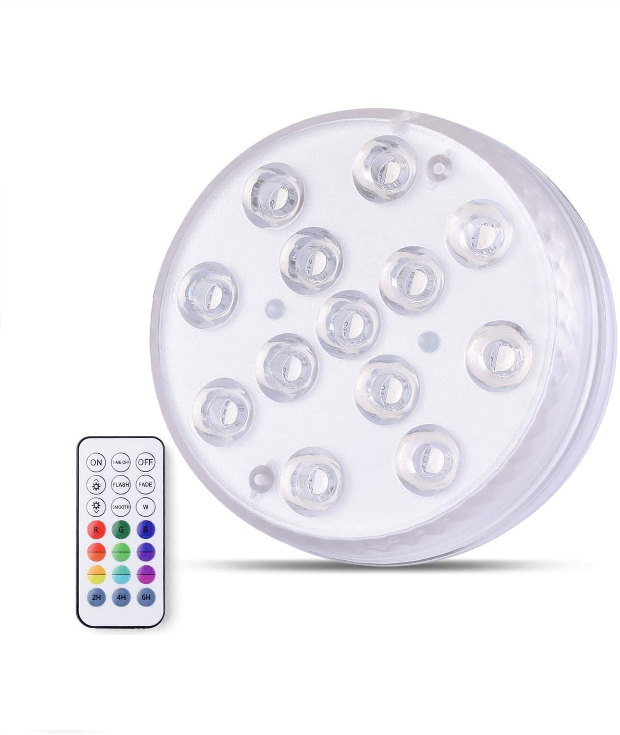New GAME Waterproof Magnetic LED Color Changing Pool Wall Light with Remote C.. 
