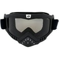 thumbnail image 5 of Birdz Eyewear Toucan Motorcycle Sports Ski & Riding Goggles 2 Pairs w/ Nose Guard Black Frame in Clear & Smoke Lenses, 5 of 6