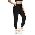 thumbnail image 7 of Sngxgn Women's Wide Leg Pants High Elastic Waisted in The Back Business Work Trousers Long Straight Suit Pants(Black,XXL), 7 of 7