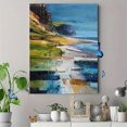 thumbnail image 4 of Coastal Impasto Textured Oil Painting, Ideal for Living Room, Bedroom, Office, Hotel Home Decor, 4 of 8
