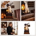 thumbnail image 6 of ShaoXinWan Halloween Ghost Pumpkin House Wooden Tabletop Ornament, 2D Spliceable Decor Sign, Festive Accent for Dining Table Cabinet Bookshelf Decor, 6 of 6