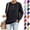 Black, variant on CrewNeck Sweatshirts Long Sleeve Shirts Tops for Women | 2026 Fall Fashion,Lightweight Comfortable,Loose Fit,Crew Neck,Casual Basic Pullover Pink 3XL