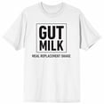 thumbnail image 4 of Only Murders In The Building Gut Milk Logo Crew Neck Short Sleeve Women's White T-shirt-Medium, 4 of 7