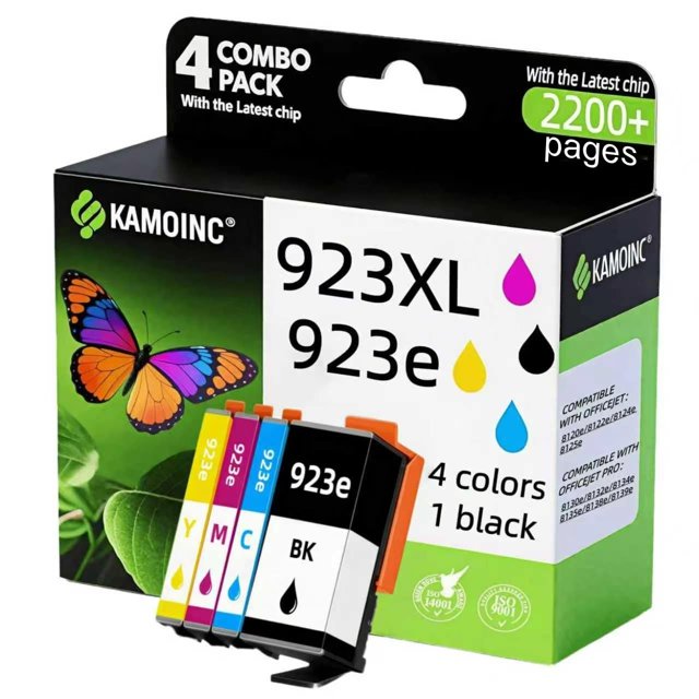 Cartuchos de tinta KAMOINC 923e 923XL para HP OfficeJet Pro 8135e
