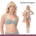 thumbnail image 3 of BLAKE & CO.Women's Cotton Rayon Push Up Bra with Adjustable Straps,2-Pack, Sizes 34B-40DD, 3 of 7