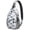 Grey-51, variant on Cottagecore Fungi Sling Bag - Lightweight Shoulder Backpack for Hikers & Commuters - Anti-Theft Design with Durable & Comfortable Straps