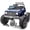 Blue-Upgraded 4WD, variant on Joyracer Chevrolet Cheyenne 4WD 24 Volt Ride on Toys, Electric Car for Kids, Power Truck Wheels with Remote, Bluetooth, USB, LED Lights, Black
