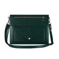 thumbnail image 6 of ELEHOLD Leather Bag Case for iPad  Pro 11" 2022/2021/2020/2018 iPad Air 5/4 10.9" with Card Slots Zipper Storage Kickstand Function Crossbody Shoulder Strap Handstrap Phone Bag Luxury Bag Case,Green, 6 of 10